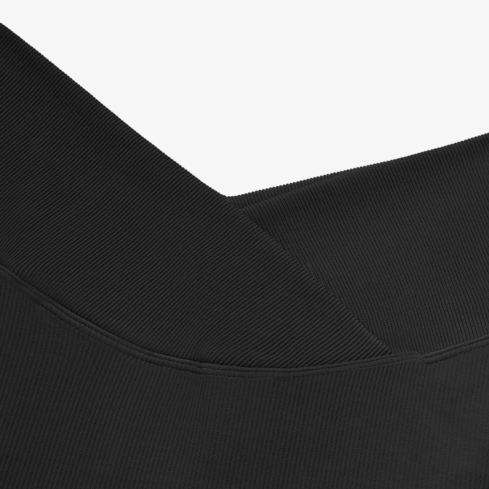 Women's V Waist Yoga Shorts Ribbed Seamless Squat Proof Hip Lifting Butt Fitness Workout Running Sports Gym Shorts Female