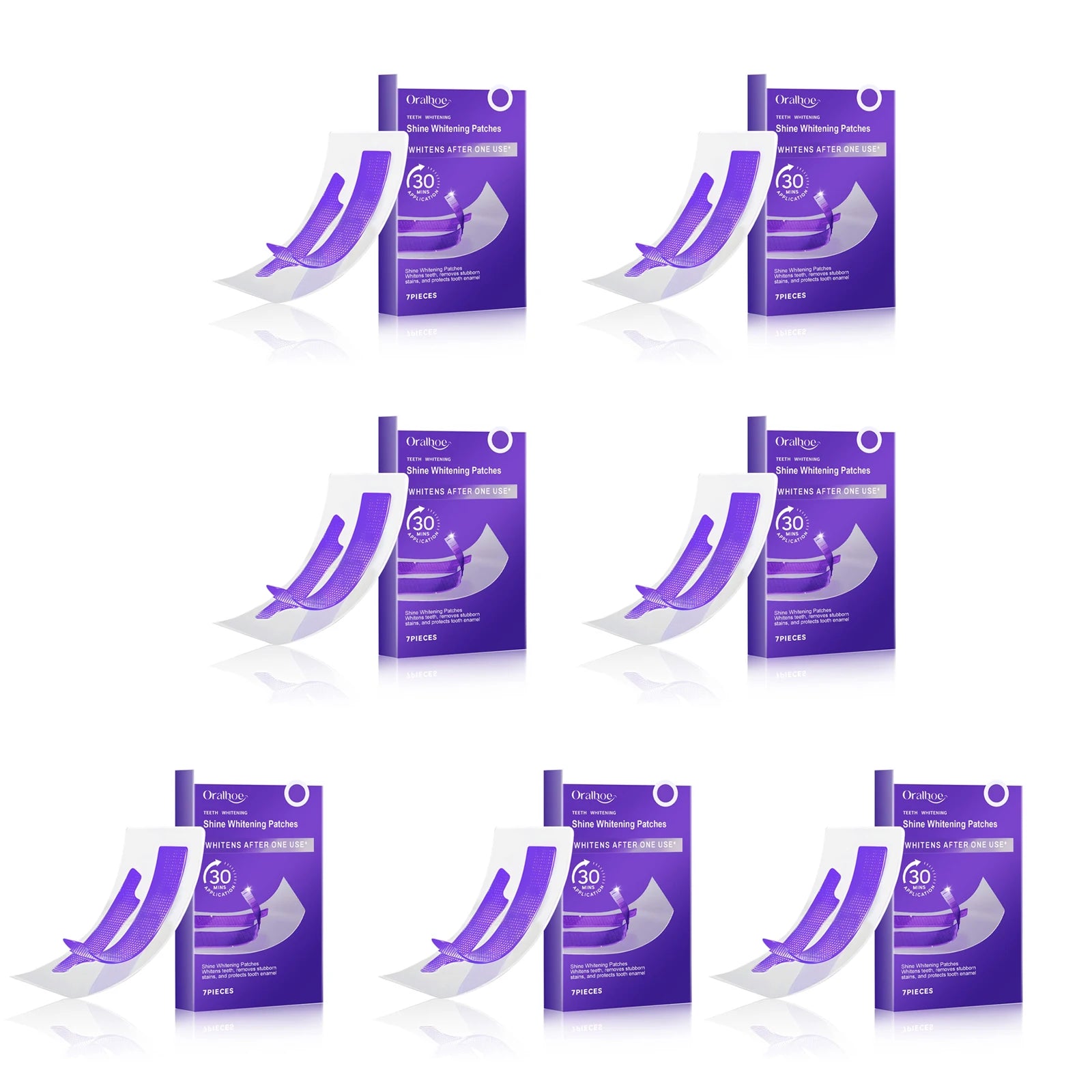 Teeth Whitening Strips Cleaning Dental Yellow Plaque Stains Removal Bleacher Restore Bright Tooth Oral Hygiene Care Stickers Gel