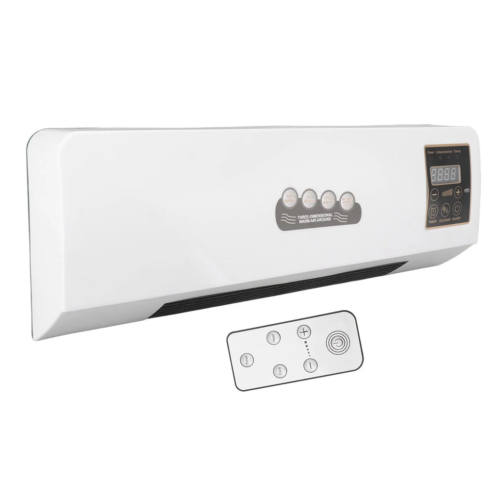 Air Cooler Air Cooler Machine Small Air Conditioner Heater Portable Wall Mounted Air Conditioning Hot Fan for Bathroom Bedroom