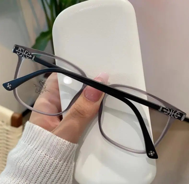 NEW Fashion Simple Rectangle Frame Women Reading Glasses Resin Read Eyeglasses Magnifying Presbyopic Eyewear +1.0~+4.0 Magnifier