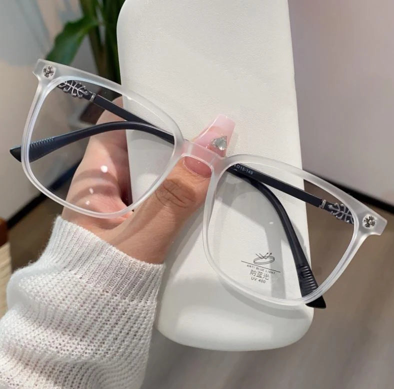NEW Fashion Simple Rectangle Frame Women Reading Glasses Resin Read Eyeglasses Magnifying Presbyopic Eyewear +1.0~+4.0 Magnifier
